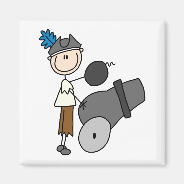 Pirat mit Cannon Magnet (Vorne)