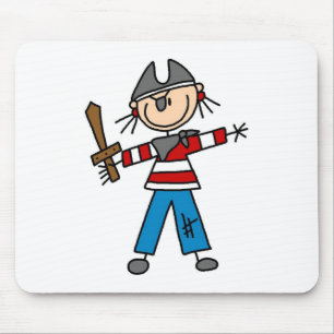 Pirat mit Klinge Mousepad