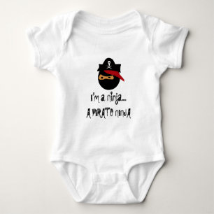 Pirat ninja, bin ich ein Ninja….EIN PIRAT NINJA Baby Strampler