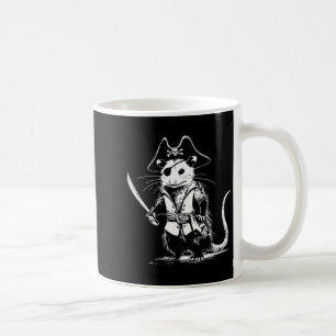 Pirat-Opossum Lustige Müllkatze Opossum Meme Kaffeetasse