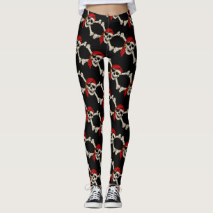 Pirat, Piratenflagge, Art, Leggings