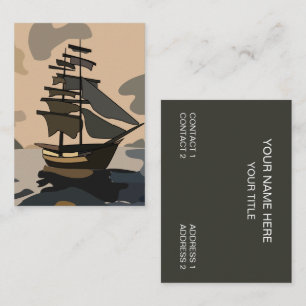 Pirat Piratenschiff Abenteuer Pirat Visitenkarte