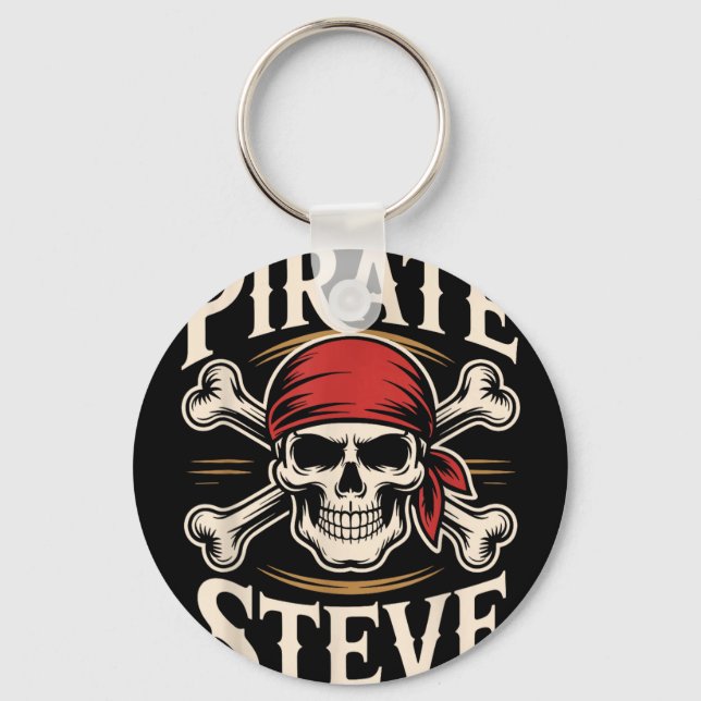 Pirat Steve  Schlüsselanhänger (Vorderseite)