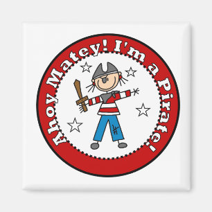 Pirat T-Shirts und Geschenke Magnet