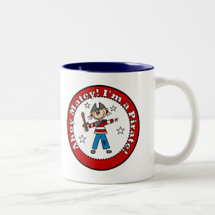 Pirat T-Shirts und Geschenke Zweifarbige Tasse