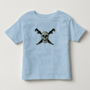 Pirat (Totenkopf) - Fein-Jersey-T-Shirt für Kleink Kleinkind T-shirt