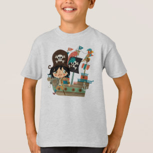 Pirat und Piraten-Schiff T-Shirt