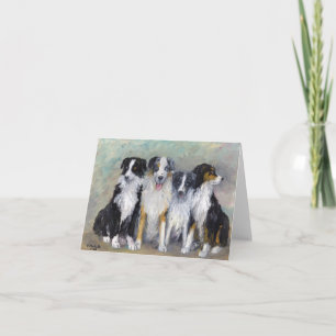 Pirat und Töchter - australische Schäfer Karte