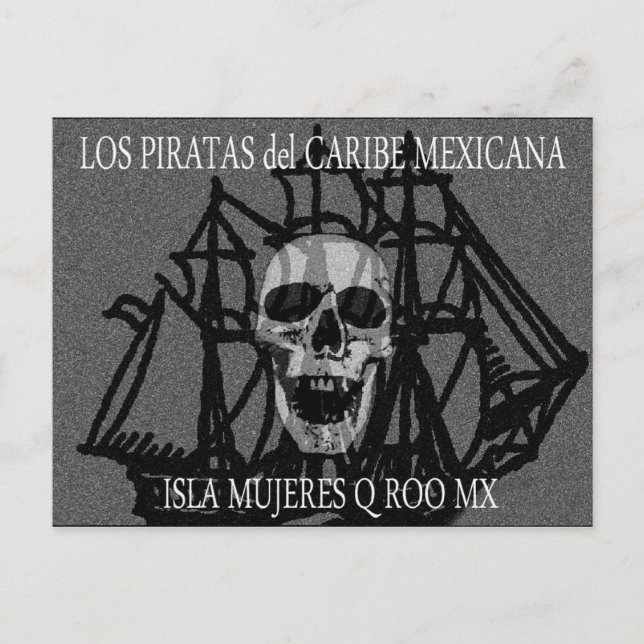 PiratasDelCaribeMexicana Postkarte (Vorderseite)