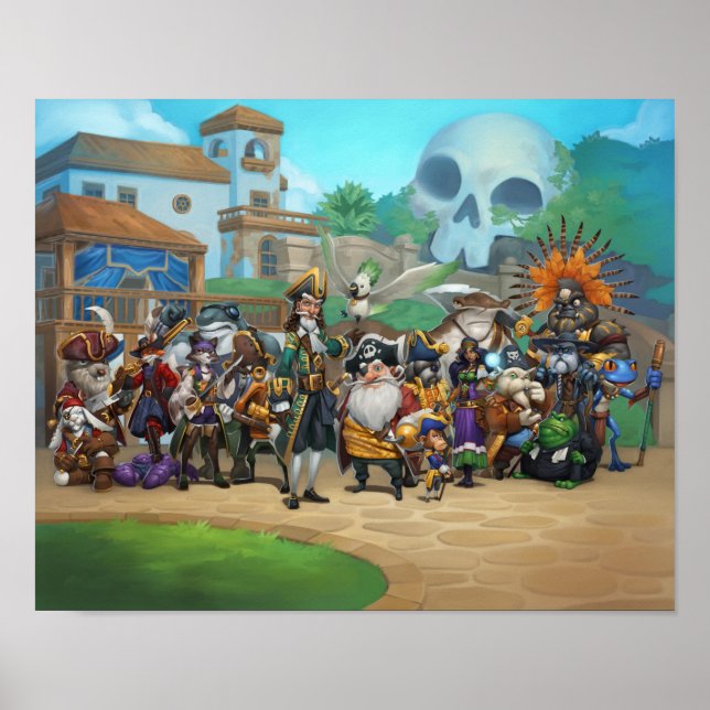 Pirate101 Skull Island Roster Poster (Vorne)