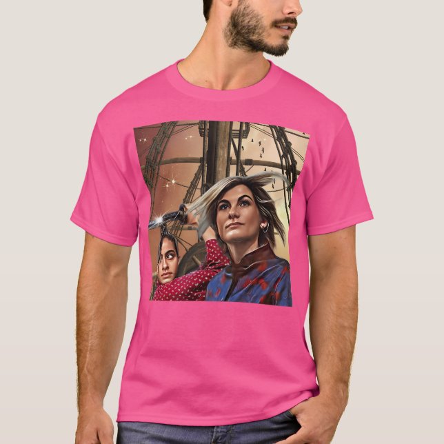 Pirate 13th Doctor Yaz T-Shirt (Vorderseite)