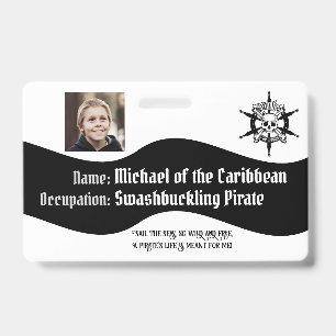 Pirate Abzeichen Ausweis