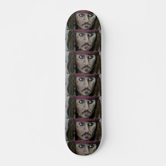 PIRATE ART Skateboard (Vorne)