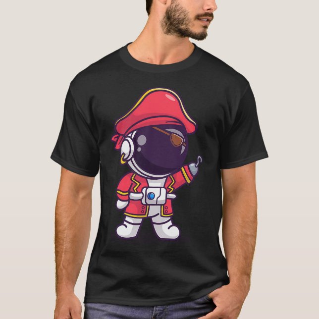 Pirate Astronaut T-Shirt (Vorderseite)