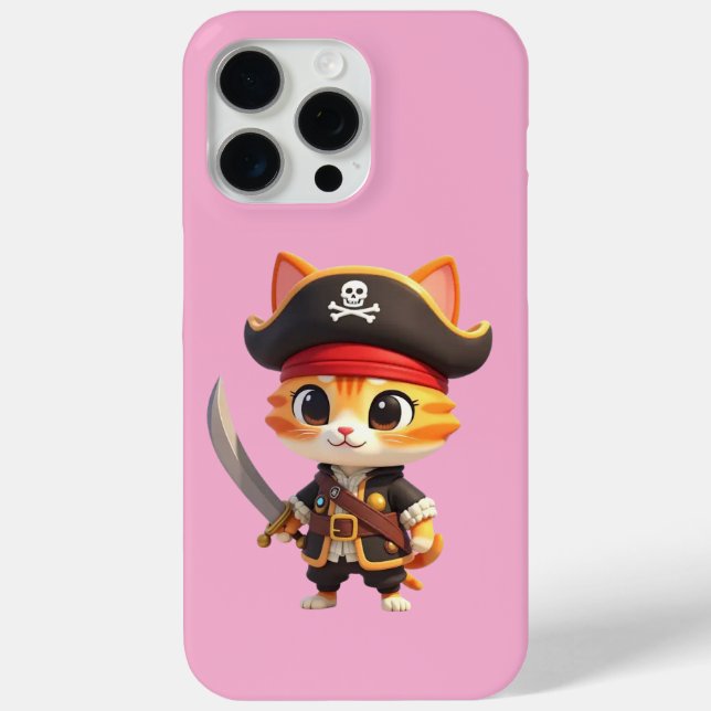 Pirate Baby Cat iPhone/iPad Case  (Rückseite)