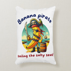 Pirate Banana Adventure am Meer Dekokissen