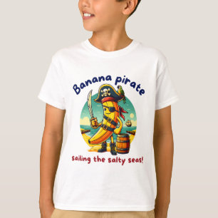 Pirate Banana Adventure am Meer T-Shirt