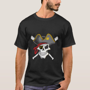 Pirate Baseball Schädelfans von Pittsburgh T-Shirt