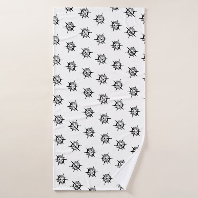 Pirate Bath Handtuch Badehandtuch (Badehandtuch)