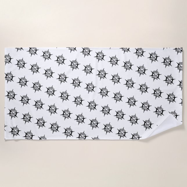 Pirate Beach Handtuch (Vorderseite)