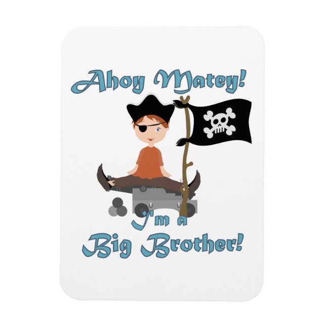 Pirate Big Brother Magnet (Vertikal)