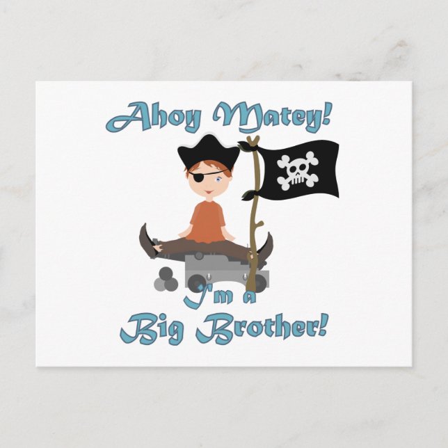 Pirate Big Brother Postkarte (Vorderseite)