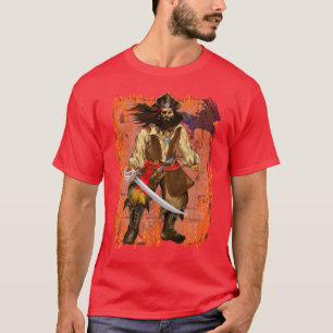 *Pirate-Big und Schlechtes mit Karte T-Shirt