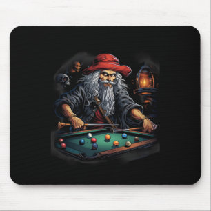 Pirate Billiards Pool Player Buccaneer Sports Mousepad