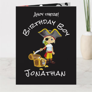 Pirate Birthday Card Karte