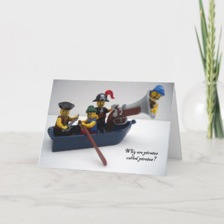 Pirate Birthday Card Karte