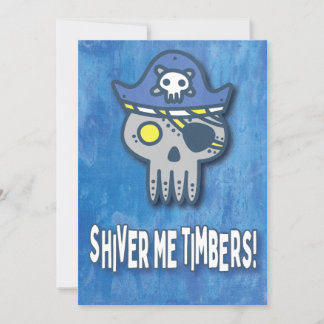 Pirate Birthday Einladung