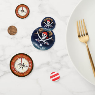 Pirate Birthday Piratenflagge Konfetti