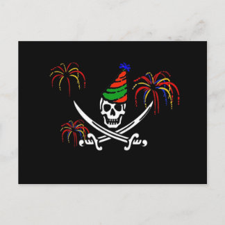 Pirate Bithday Kostüme Party Einladung Postkarte