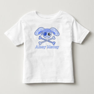 Pirate Blau Kawaii Hase Kleinkind T-shirt
