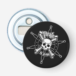 Pirate Bottle Opener Round Flaschenöffner