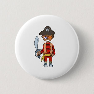 Pirate Boy Button