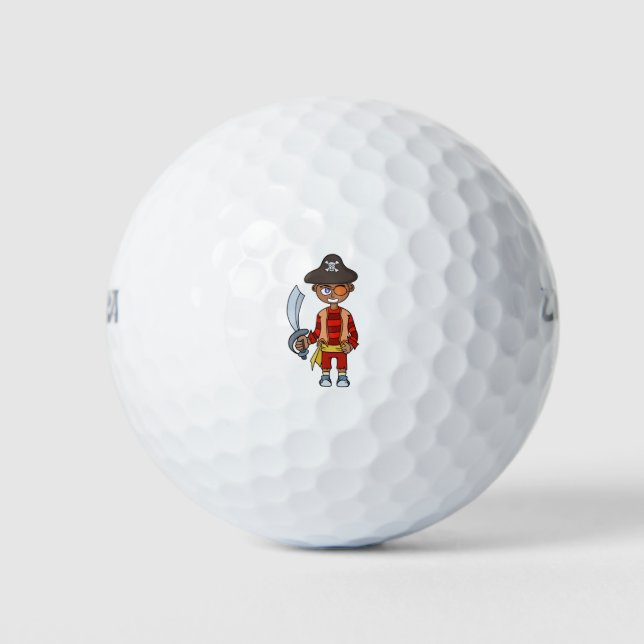 Pirate Boy Golfball (Vorderseite)