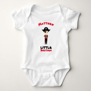 Pirate Boy Little Brother Baby Strampler