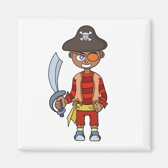 Pirate Boy Magnet (Vorne)