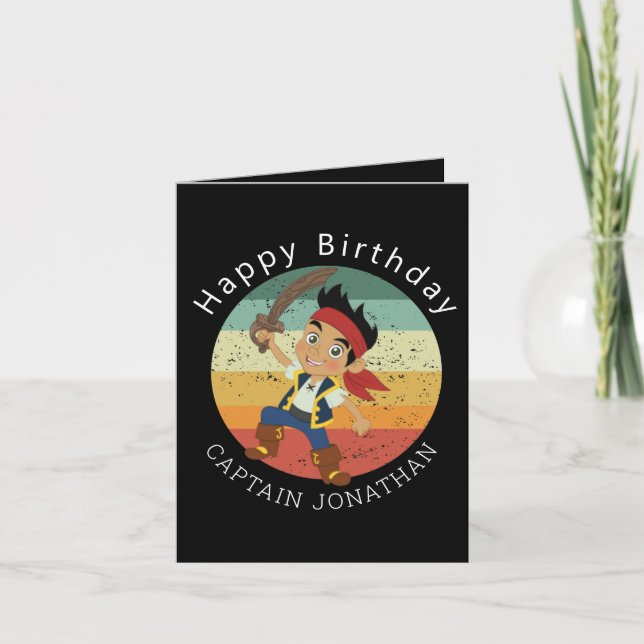 Pirate Boy Party Card Karte (Vorderseite)