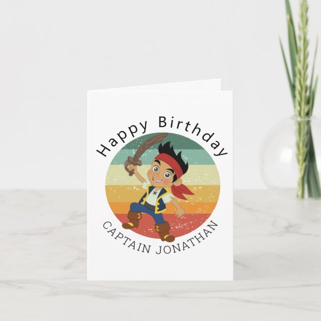 Pirate Boy Party Card Karte (Vorderseite)