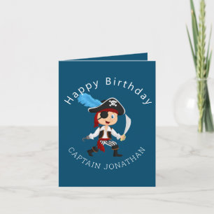 Pirate Boy Party Card Karte