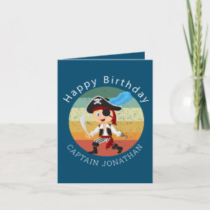 Pirate Boy Party Card Karte