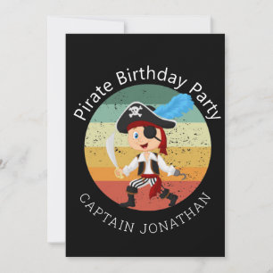 Pirate Boy Party Card Mitteilungskarte