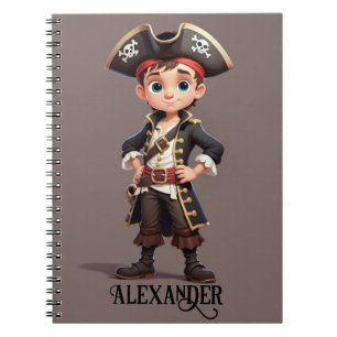 Pirate Boy Personalize Notizblock