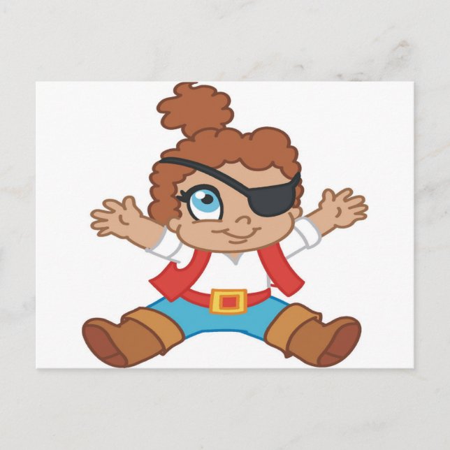 Pirate Boy Postkarte (Vorderseite)