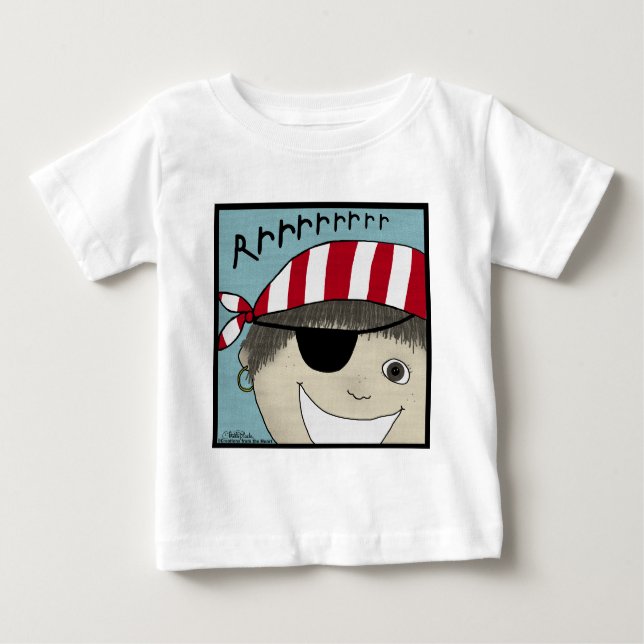 Pirate Boy Rrrrrr Baby T-shirt (Vorderseite)