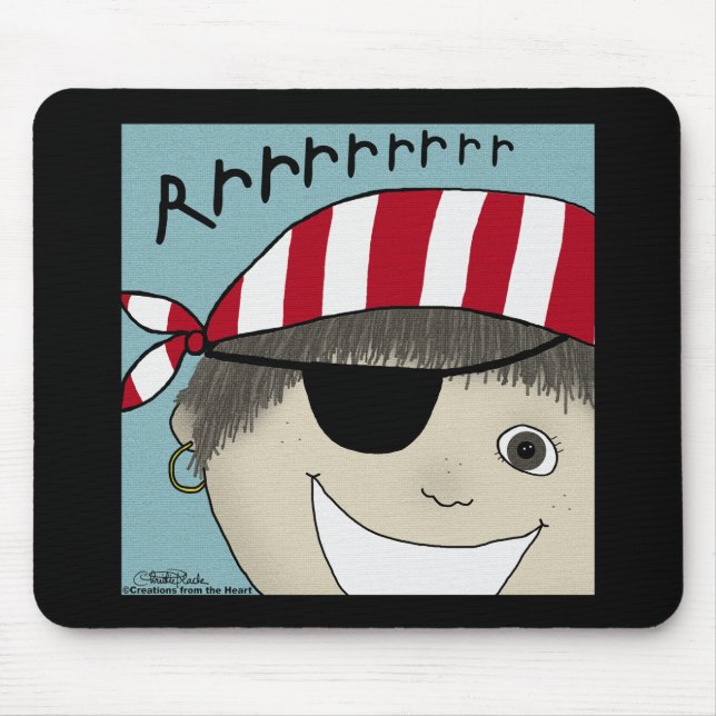 Pirate Boy Rrrrrr Mousepad (Vorne)
