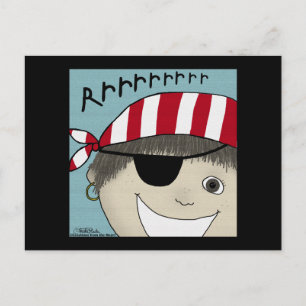 Pirate Boy Rrrrrr Postkarte