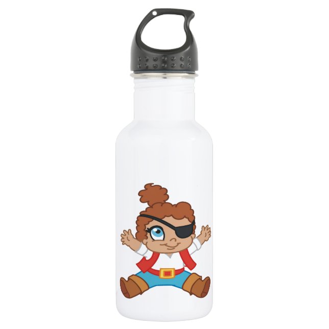 Pirate Boy Trinkflasche (Vorderseite)